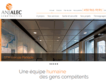 Tablet Screenshot of anjalecconstruction.com